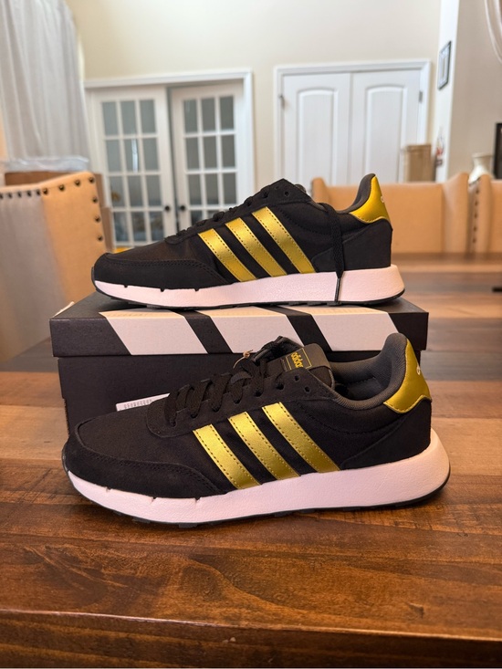 adidas Shoes - Adidas Run 60s 2.0 'Black Gold' (Style Code: GX1714)